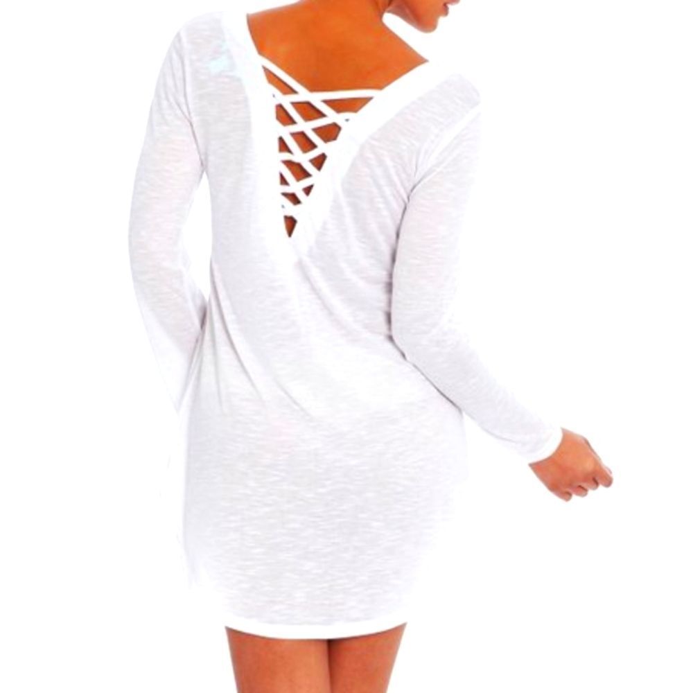 Balance Collection White Criss Cross Back Tammi Swimsuit‎ Cover